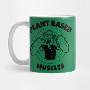 Powered by Plants Based Muscles Vegan Diet Mug